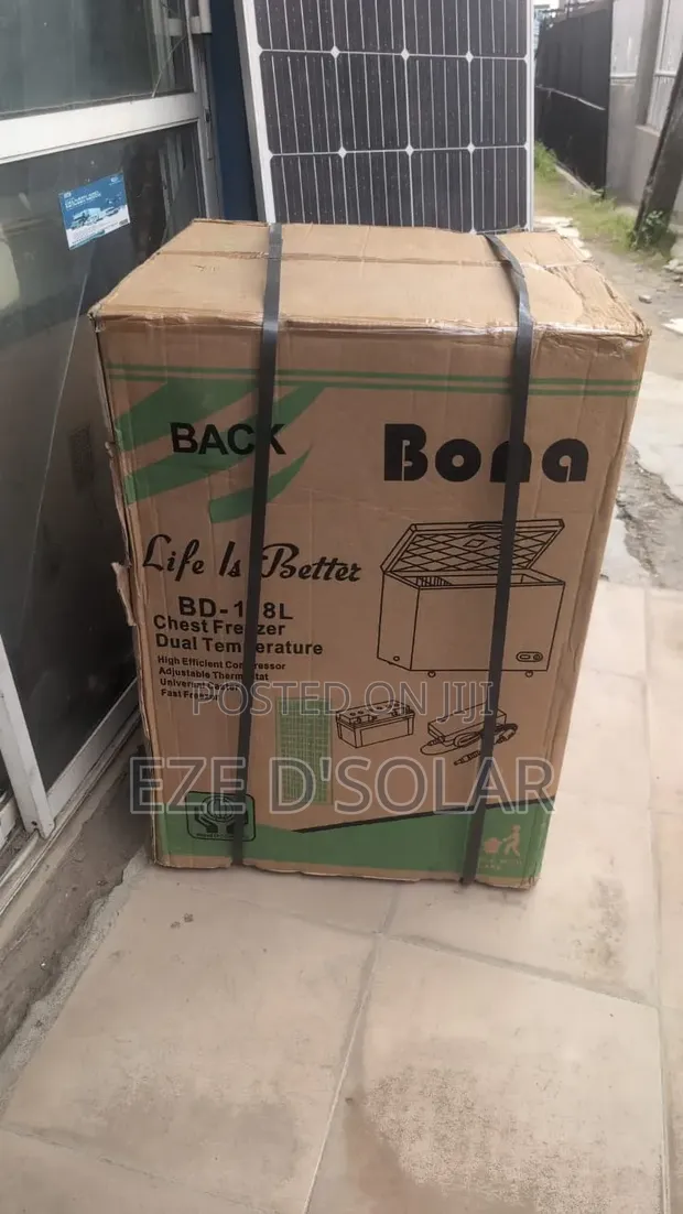 Bona 118L Solar Chest Freezer - Sabon Abu - 1