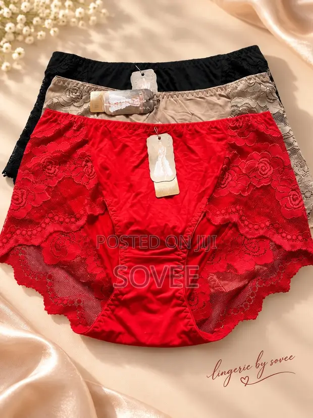 Women's Plus Size Panties - Stretchy Cotton Blend - 1