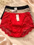 Women's Plus Size Panties - Stretchy Cotton Blend - 1