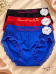 Women's Plus Size Panties - Stretchy Cotton Blend - 4