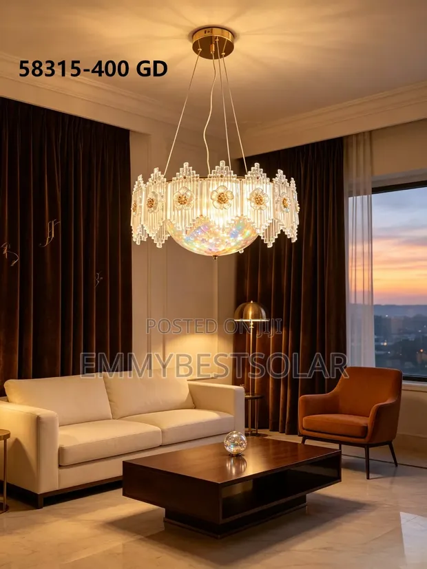 French Murano Glass Chandelier Light - 1