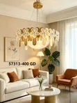 French Murano Glass Chandelier Light - 2