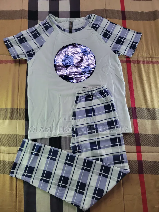 Kyautattun Wando masu Launi da Rigar Sequins 2-Piece Set Yara - 1