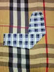Premium Plaid Trousers Sequin Top 2pcs Set Children's Wear - 4