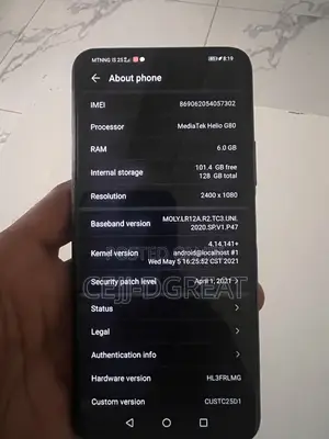 Huawei Y9a 128GB Baki