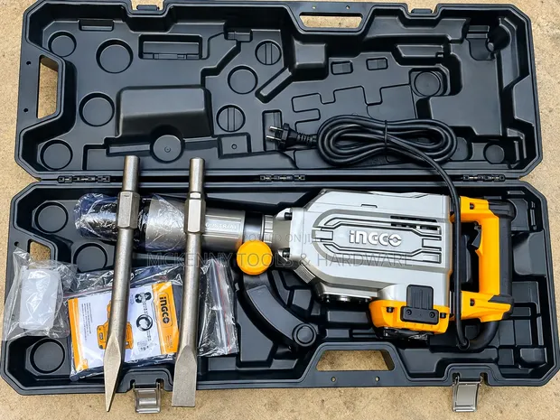 Ingco 1700W Heavy Duty Electric Demolition Hammer - 1
