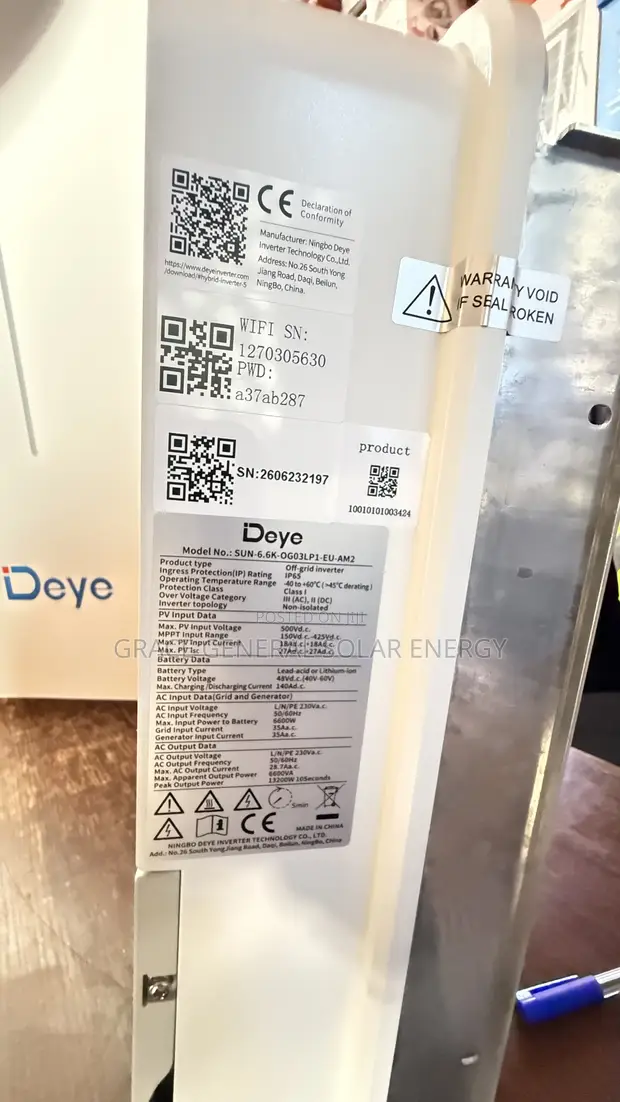 6.6kva Deye Off-Grid Inverter - 1
