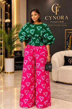 The Power Set Two Piece Ankara Outfit