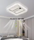 Modern Bladeless Fan Chandelier Light - 1