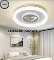 Modern Bladeless Fan Chandelier Light - 2