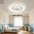 Modern Bladeless Fan Chandelier Light - 4