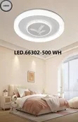 Modern Bladeless Fan Chandelier Light - 5