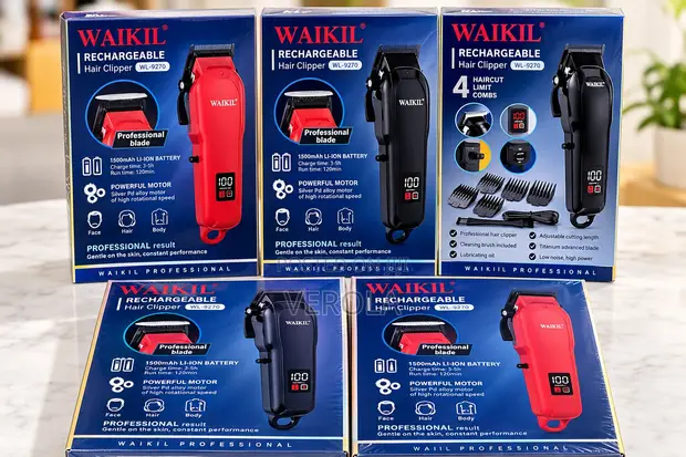 Waikil Rechargeable Professional Hair Clipper - 1