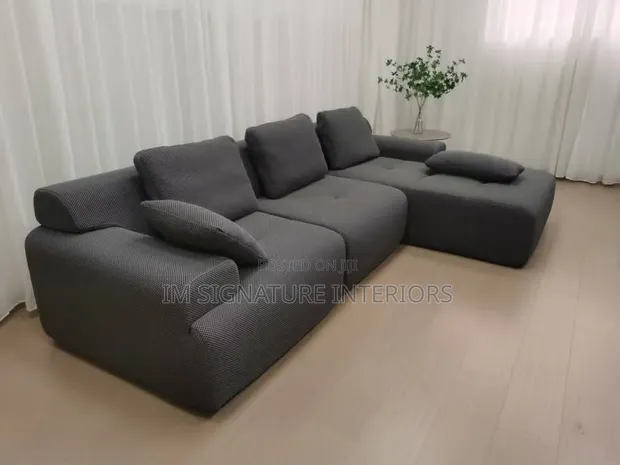 Luxury L-Shaped Sofa - Sabon Kaya - 1