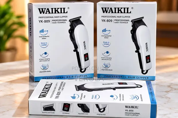 Waikil YK-809 Rechargeable Professional Hair Clipper - 1