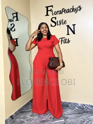 Adiza Jumpsuit - Red