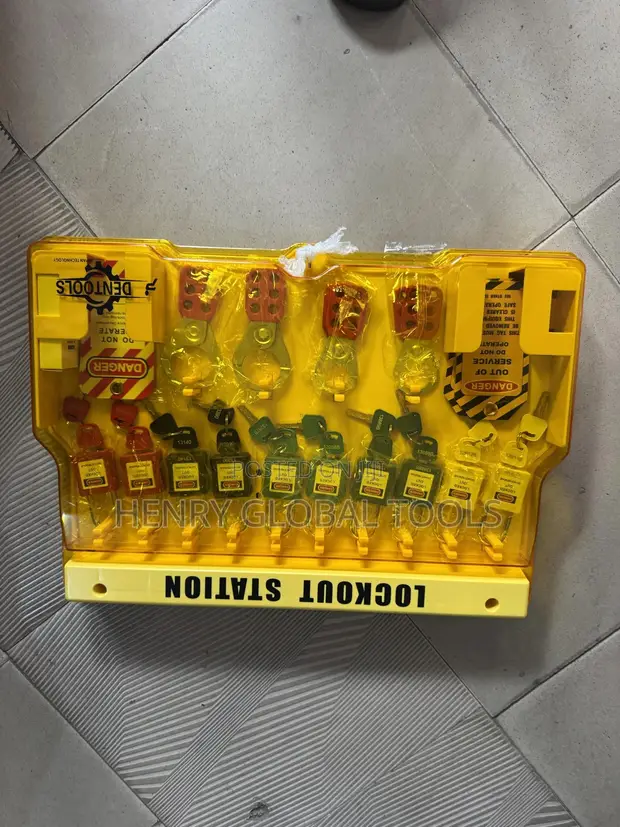 LOTO Lockout Station - Complete Safety Kit - 1