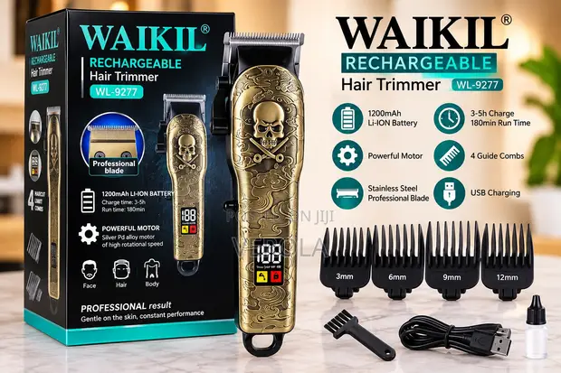 Waikil WL-9277 Rechargeable Professional Hair Trimmer - 1