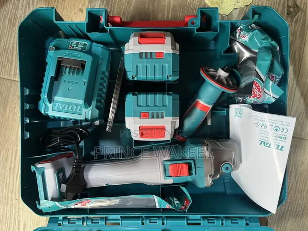 Total 20V Cordless Angle Grinder Kit - 1