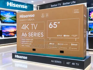 Hisense 65" A6 Series 4K Smart TV - Nunin Shago