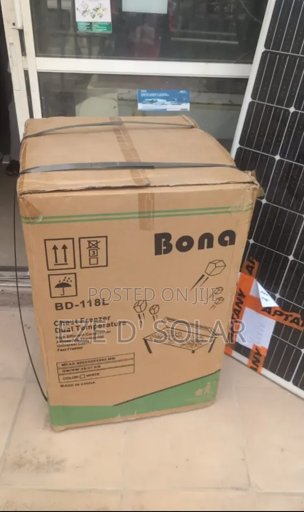 Bona 118L Solar Chest Freezer - Sabon Abu - 1