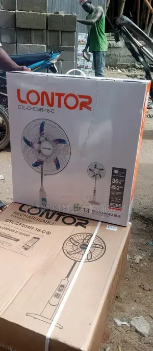 Lontor Rechargeable Standing Fan CTL-CF034R-18_C