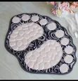 Non-Slip Absorbent Bath Mat - Babban Tsarin Kafa (Pebble Print) - 3