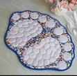Non-Slip Absorbent Bath Mat - Babban Tsarin Kafa (Pebble Print) - 4