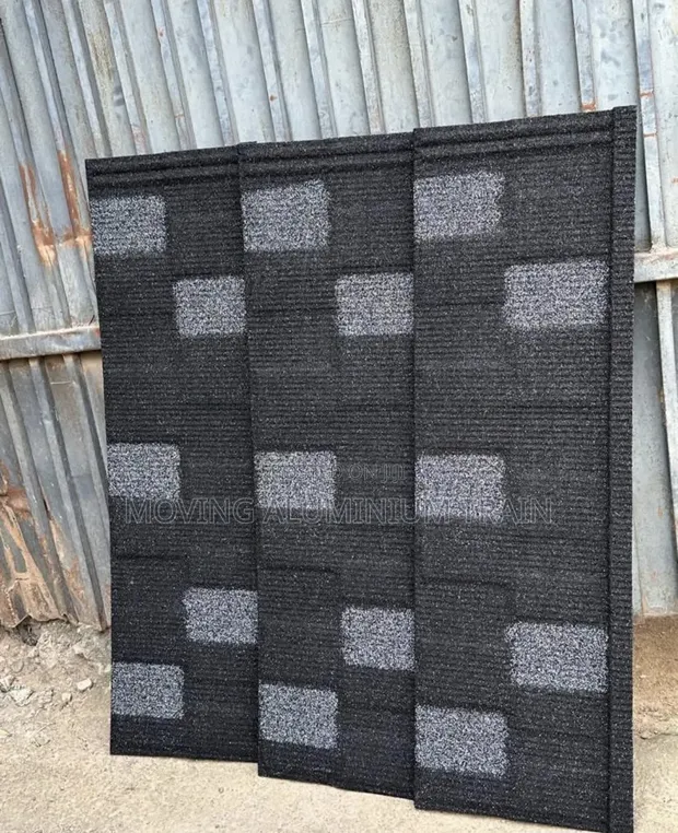 Shingle Roofing Sheets - Black & White Patches - 1