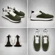 KickForge Urban Olive Sneakers - Size 44 - 1