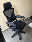 Ergonomic Mesh Office Chair with Headrest & Footrest - 1