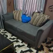 Set of Quality Gray Corner Sofa - 1
