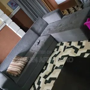 Set of Quality Gray Corner Sofa