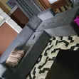 Set of Quality Gray Corner Sofa - 3