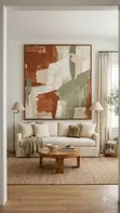 Modern Shapes Canvas Print - Framed Abstract Wall Art - 2