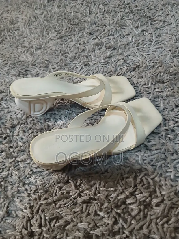 Desigual Women's White Leather Sandals - 1