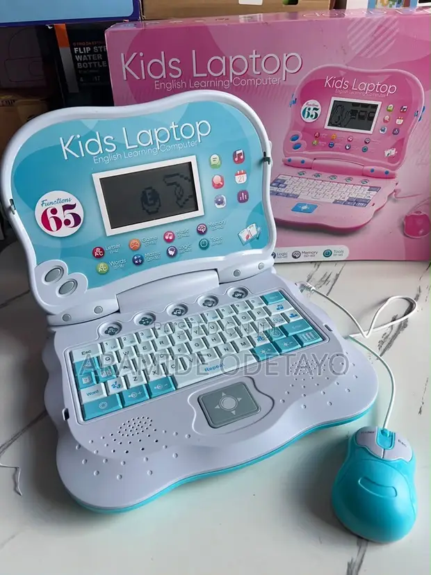 Kids Learning Laptop - Blue - 1