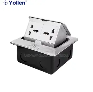 Akt 13 Amps Double Floor Socket