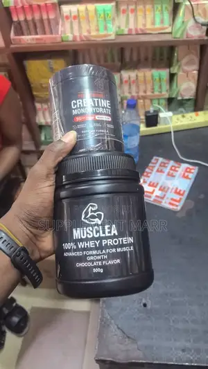 Whey Protein + Creatine Powder (Free Lagos Delivery)