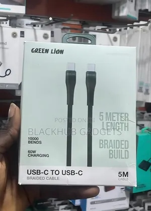 Green Lion USB-C zuwa USB-C Cable 5M