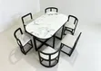 Beautiful Dining Set - White, 6 Seater - 1