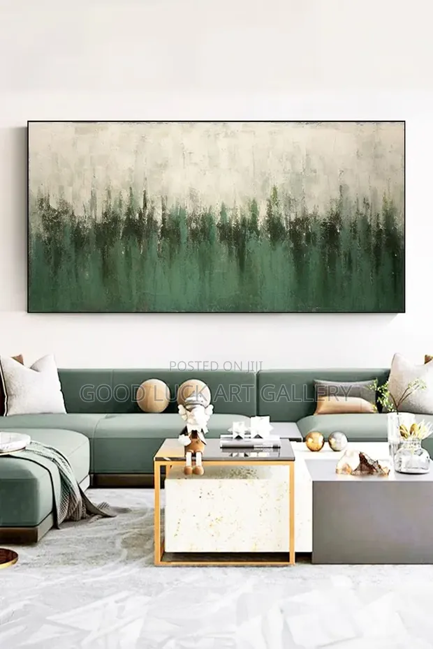 Abstract Forest Landscape Canvas Wall Art - 1