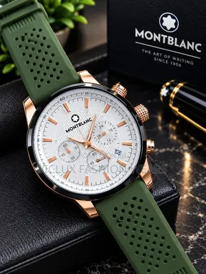 Montblanc Kyakkyawar Agogon Hannu na Rubber