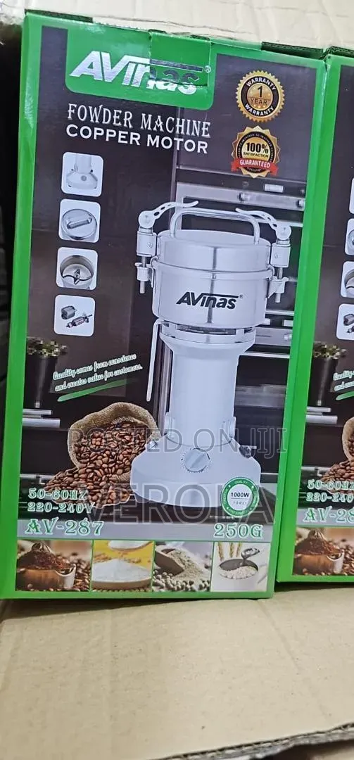 AVINAS AV-287 Electric Powder Grinding Machine - 250G - 1