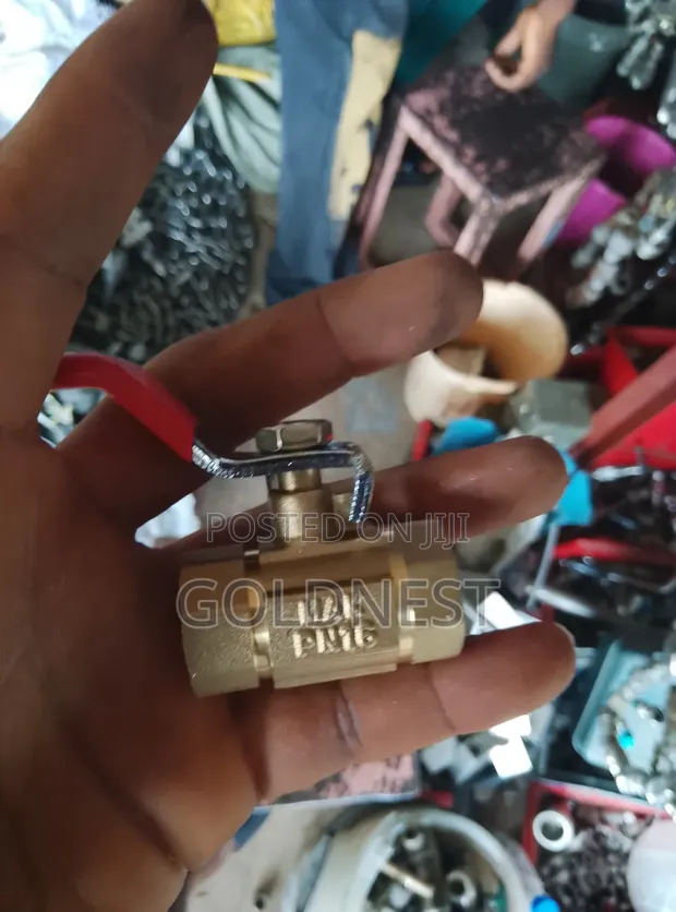 MAK 1/2" Brass Ball Valve PN16 (Mai Hannun Juji) - 1