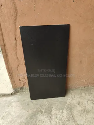 Plain Black Porcelain Tiles 30x60cm