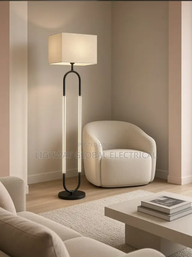 LED Decor Designer Floor Lamp with Bulb Holder - 1