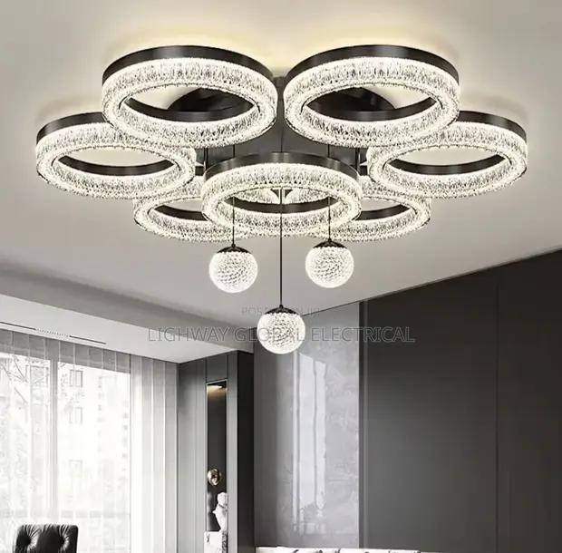 New Italian Creative Luxury Flush Chandelier - 1