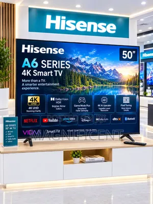 Hisense 50" A6 Series 4K Smart TV (VIDAA)