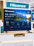 Hisense 50" A6 Series 4K Smart TV (VIDAA) - 1